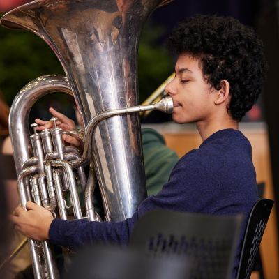CYM Tuba Player Xander Haile